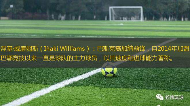 伊涅基·威廉姆斯（I?aki Williams）：巴斯克裔加納前鋒，自2014年加盟畢爾巴鄂競(jìng)技以來(lái)一直是球隊(duì)的主力球員，以其速度和進(jìn)球能力著稱。